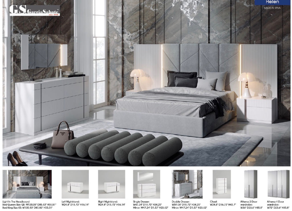 Casa Milano – Helen Luxury Bed with LED Light