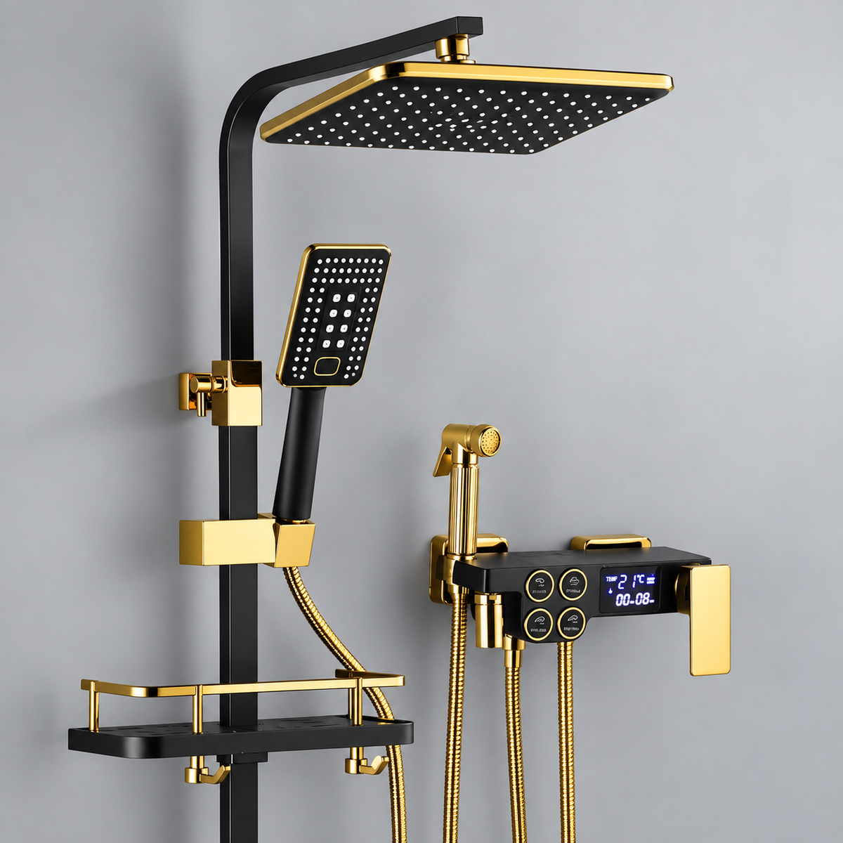 Lorenza Digital Thermostatic Rain Shower System