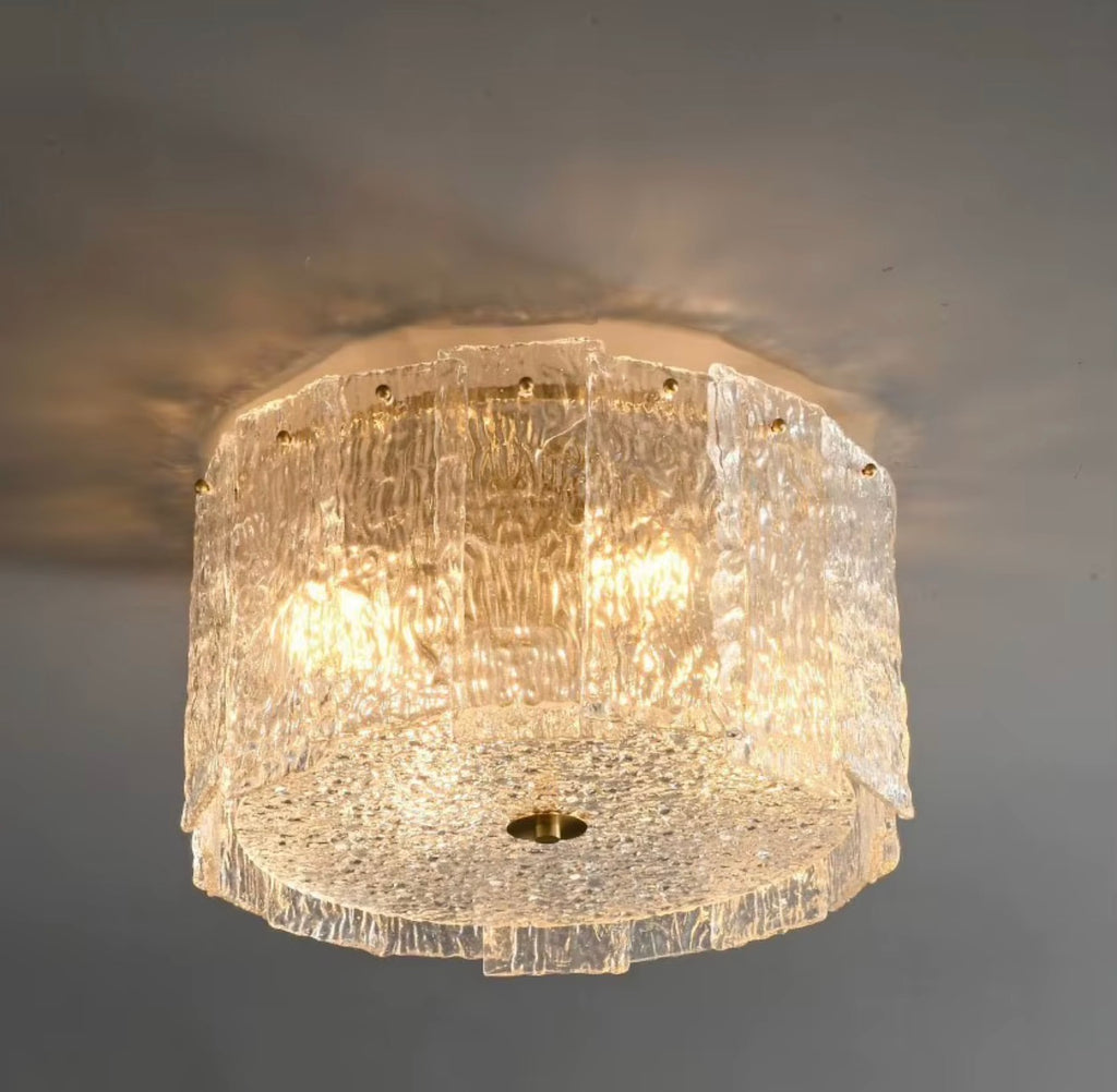 Almeida Copper Glass Ceiling Light