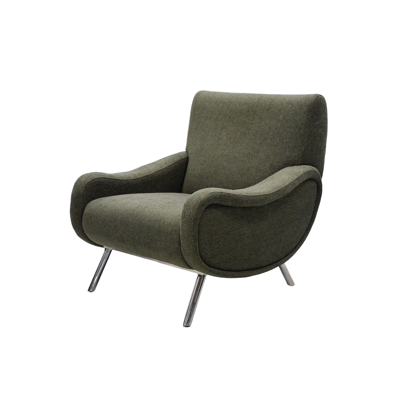 Casa Milano Sculptura Velvet Accent Chair