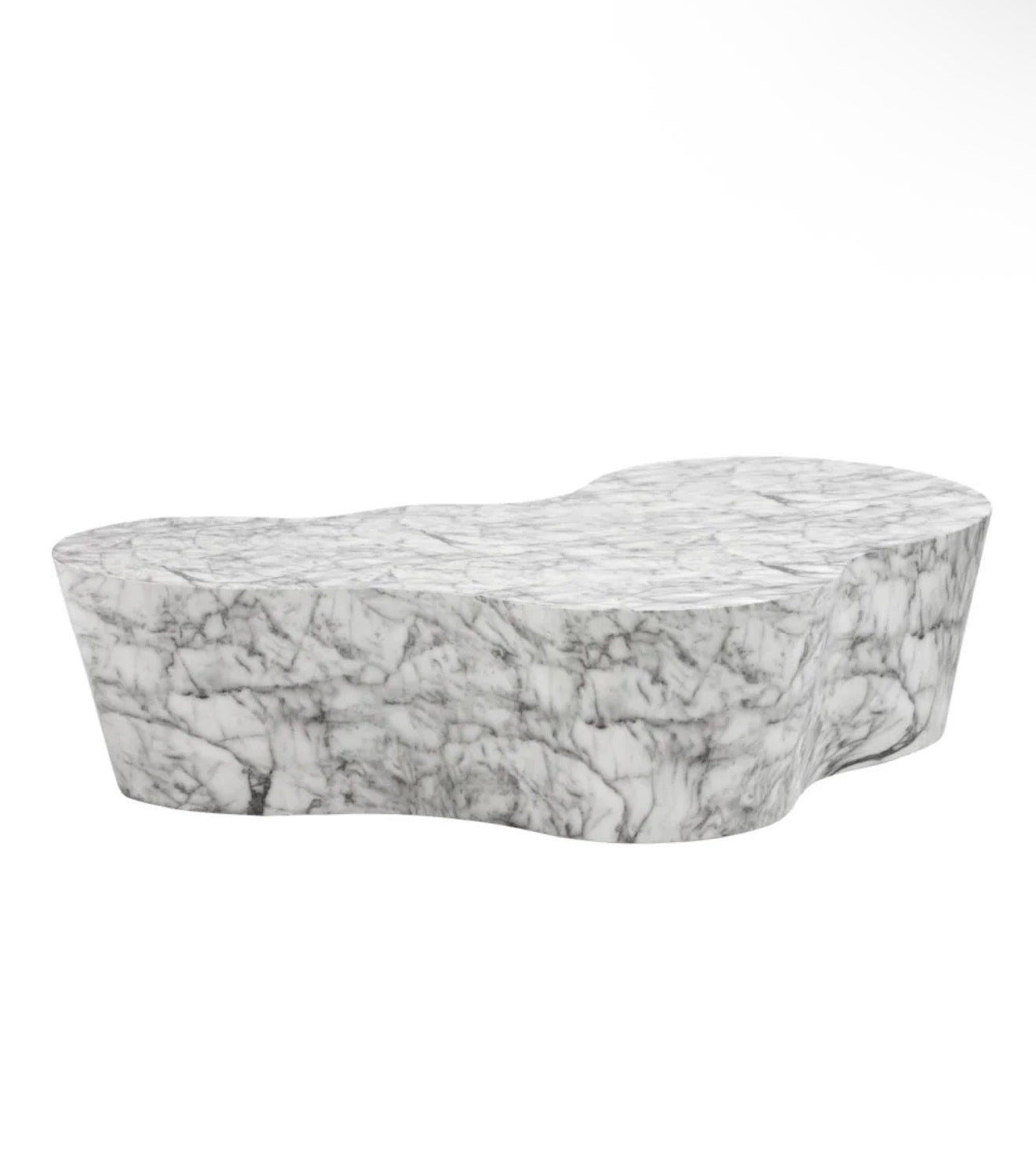 Casa Milano Ava Sculptural Marble-Look Indoor & Outdoor Coffee Table