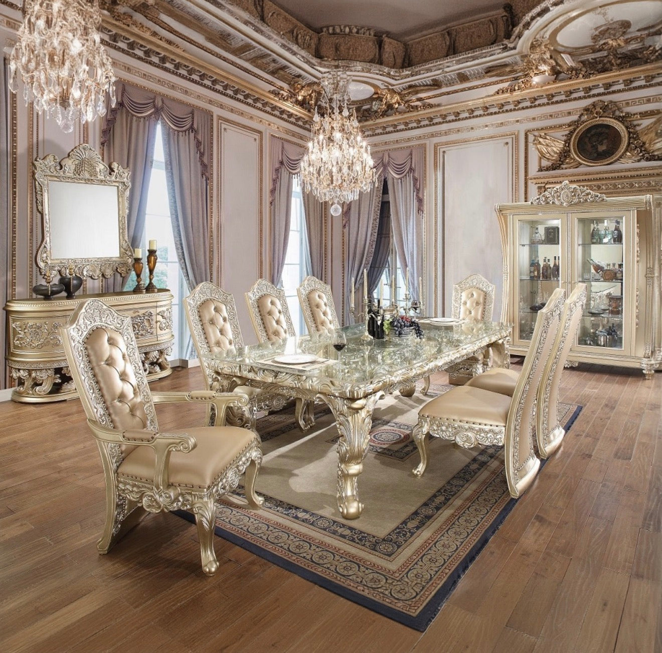 CASA MILANO RAVELLO LUXURY CURIO CABINET