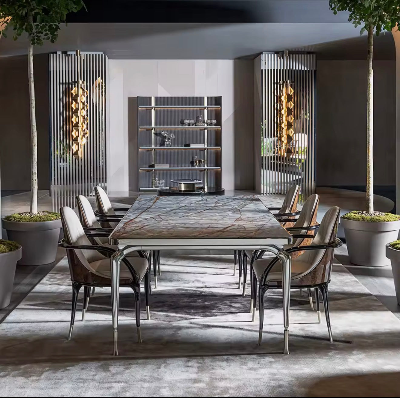 Casa Milano “Valentini” Luxury Dining Chair – Set