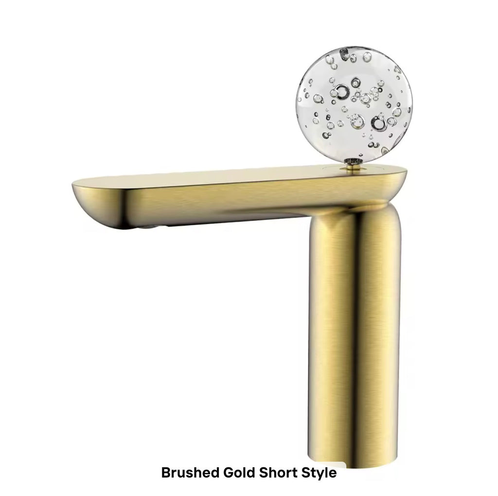 Mirella Sculptural Brass Basin Faucet