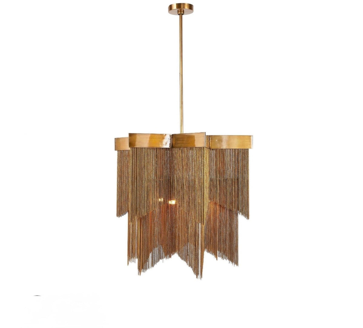 Golden Cascade Chandelier