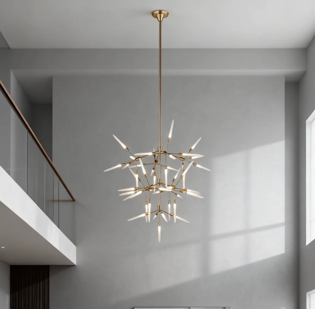 Aura 45-Light Sculptural Branch Chandelier