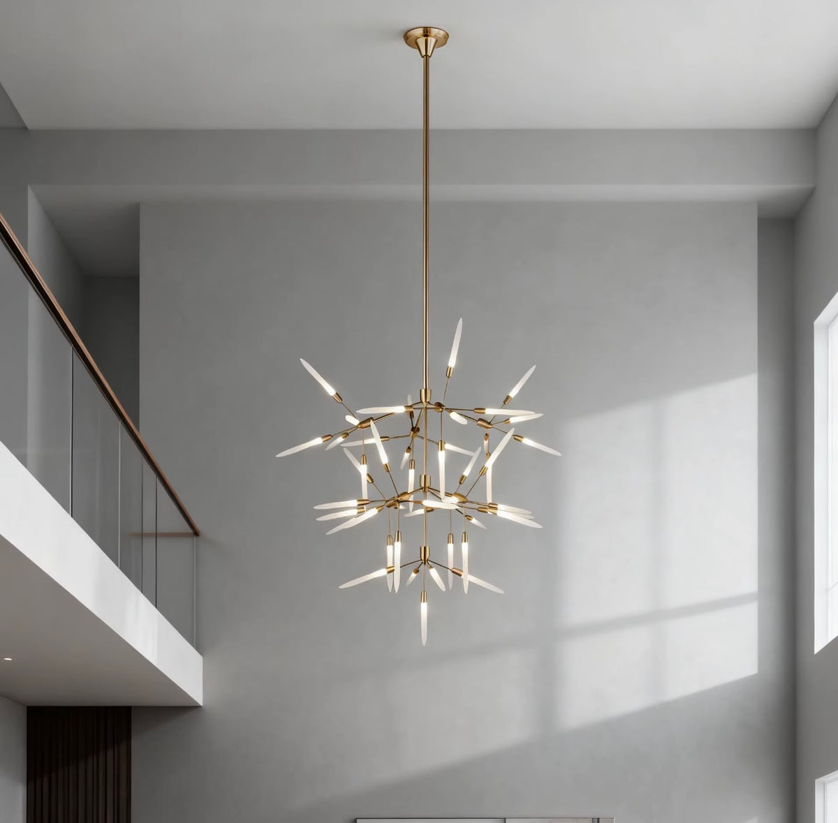Aura 45-Light Sculptural Branch Chandelier