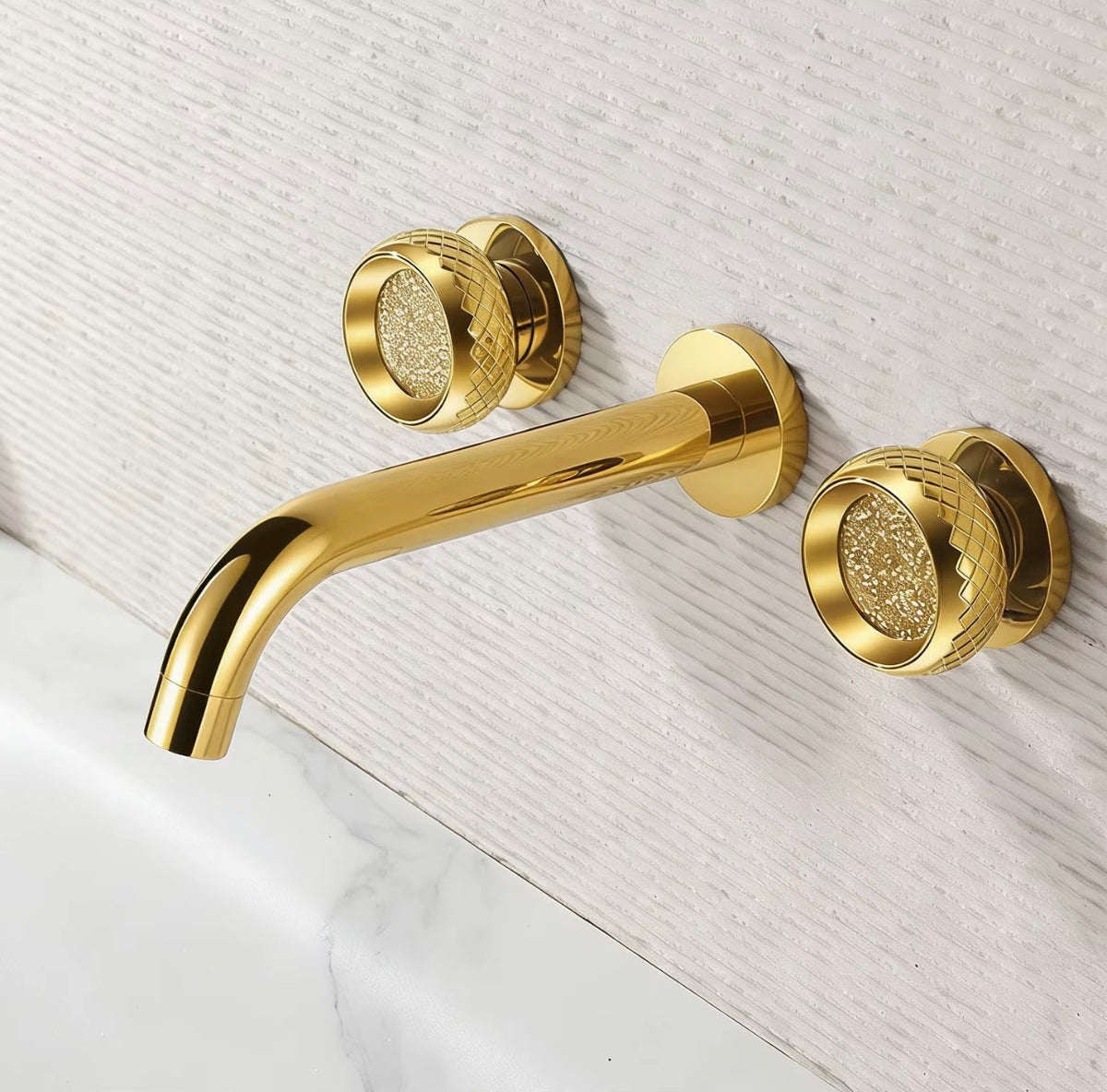 Ivanna Wall-Mounted 3-Hole Basin Faucet