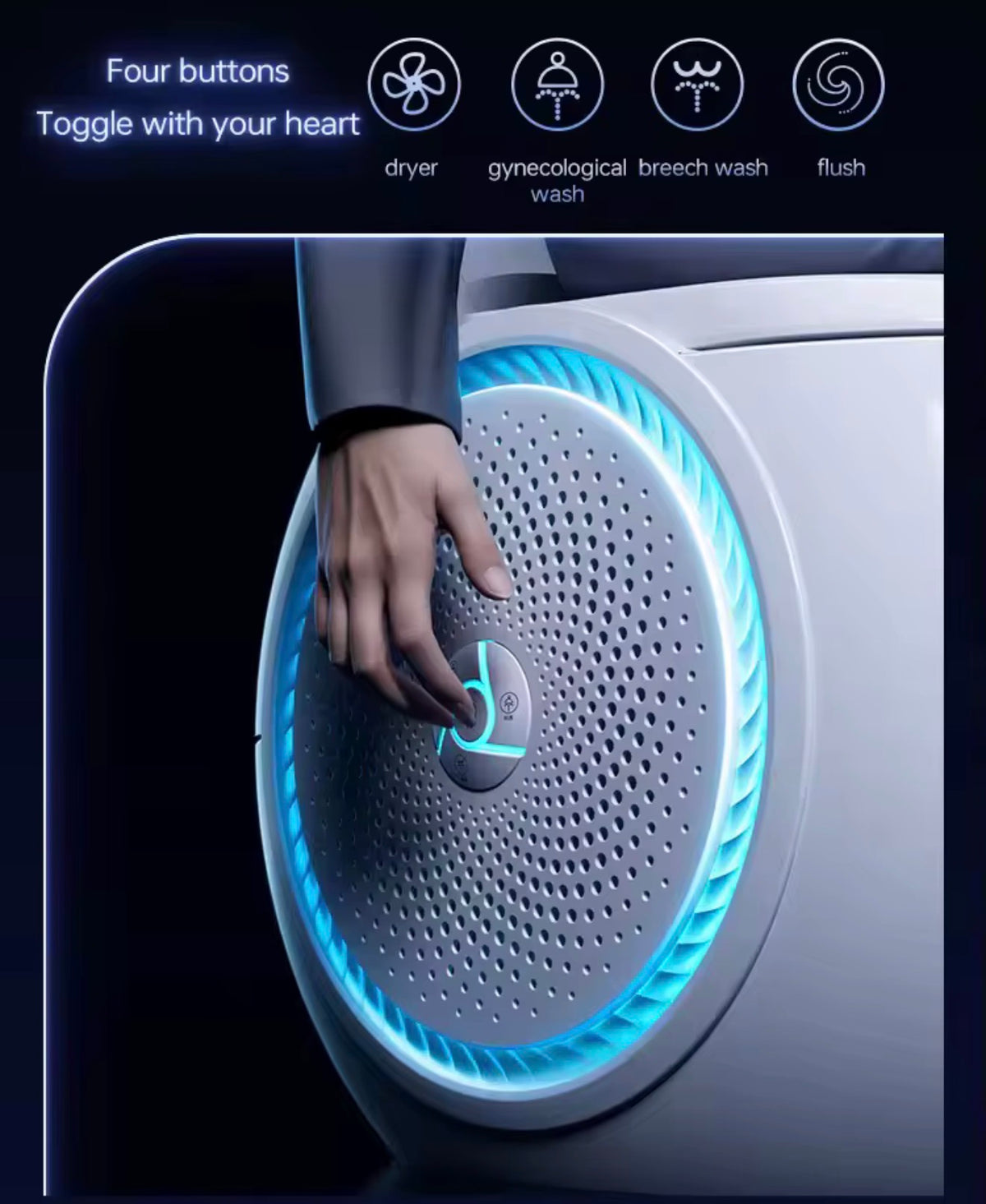 Alessandro Space Capsule Intelligent Smart Toilet