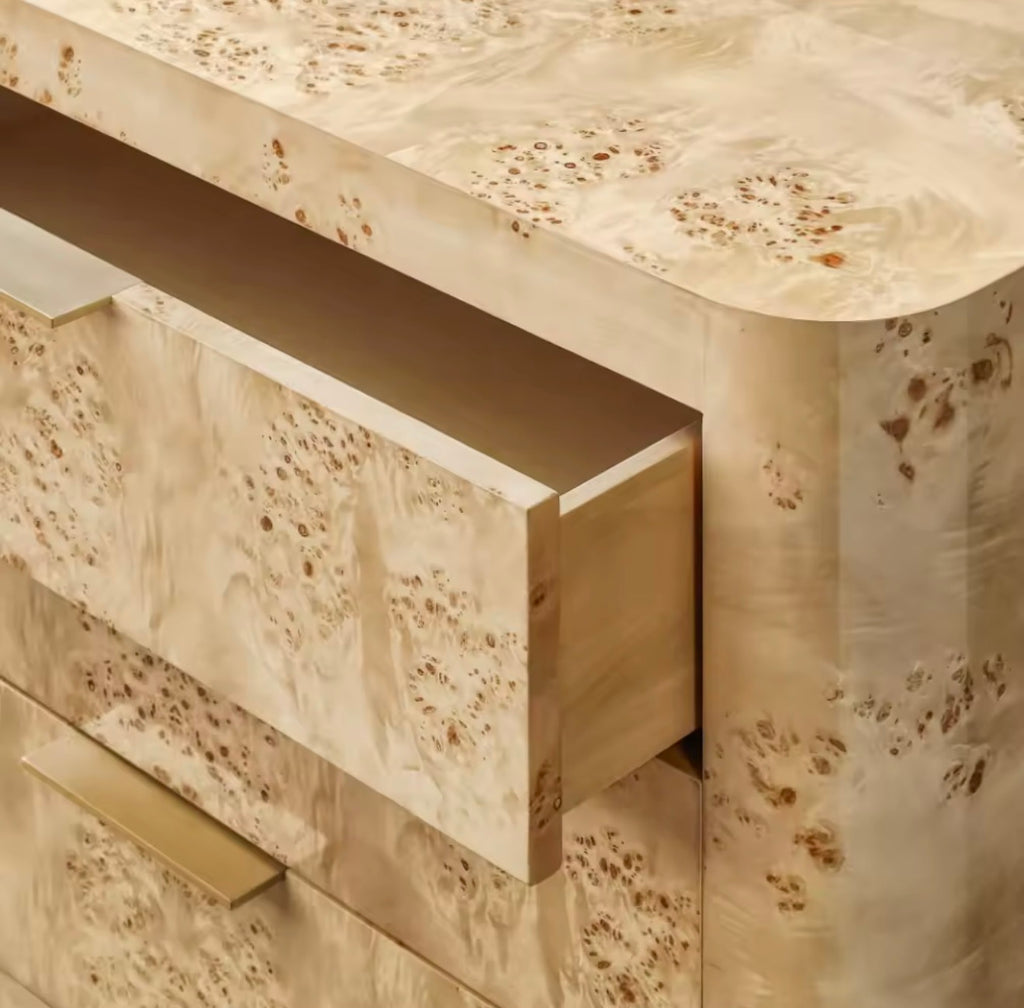 Casa Milano – Kensington Burl Wood 9-Drawer Dresser