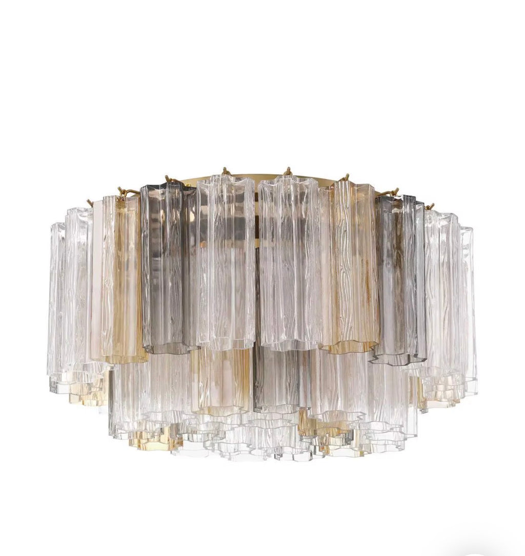 VIRELIA TIERED GLASS CHANDELIER