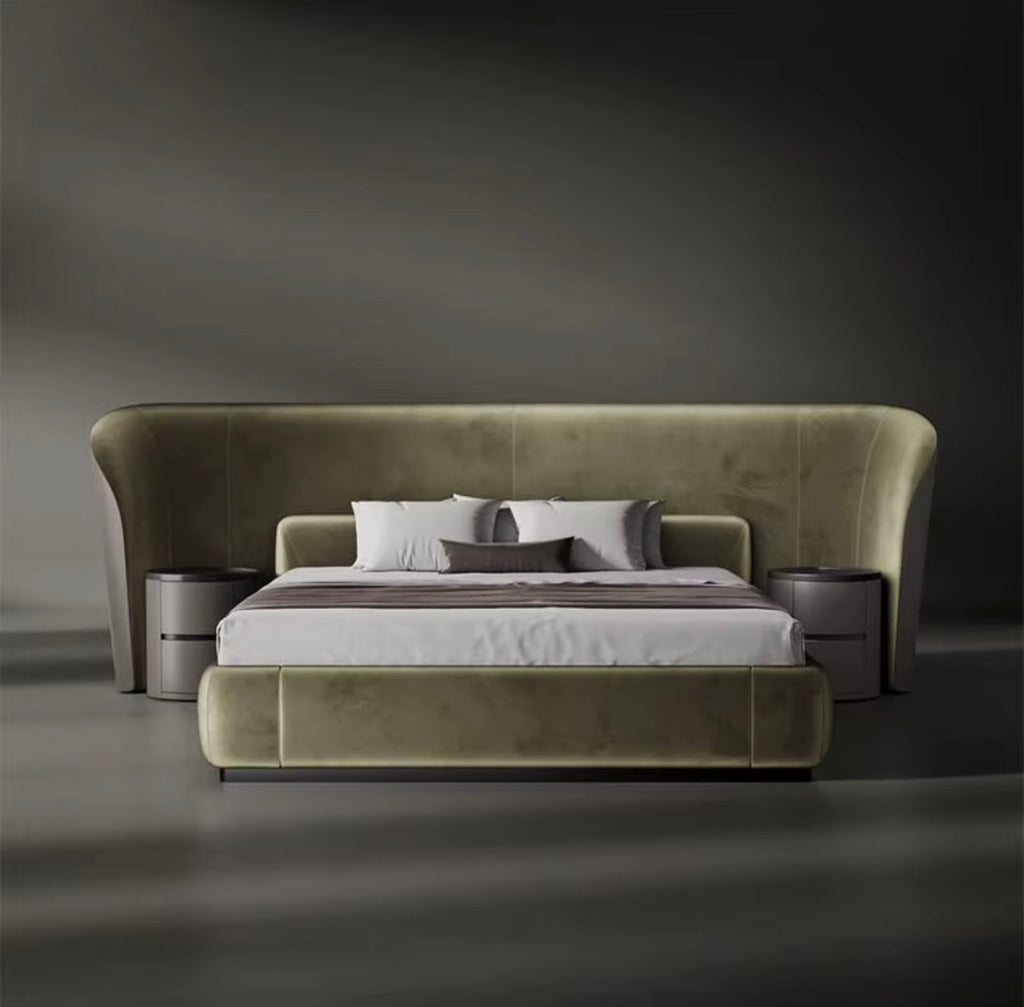 Lorenzo Grand Wingback Bed