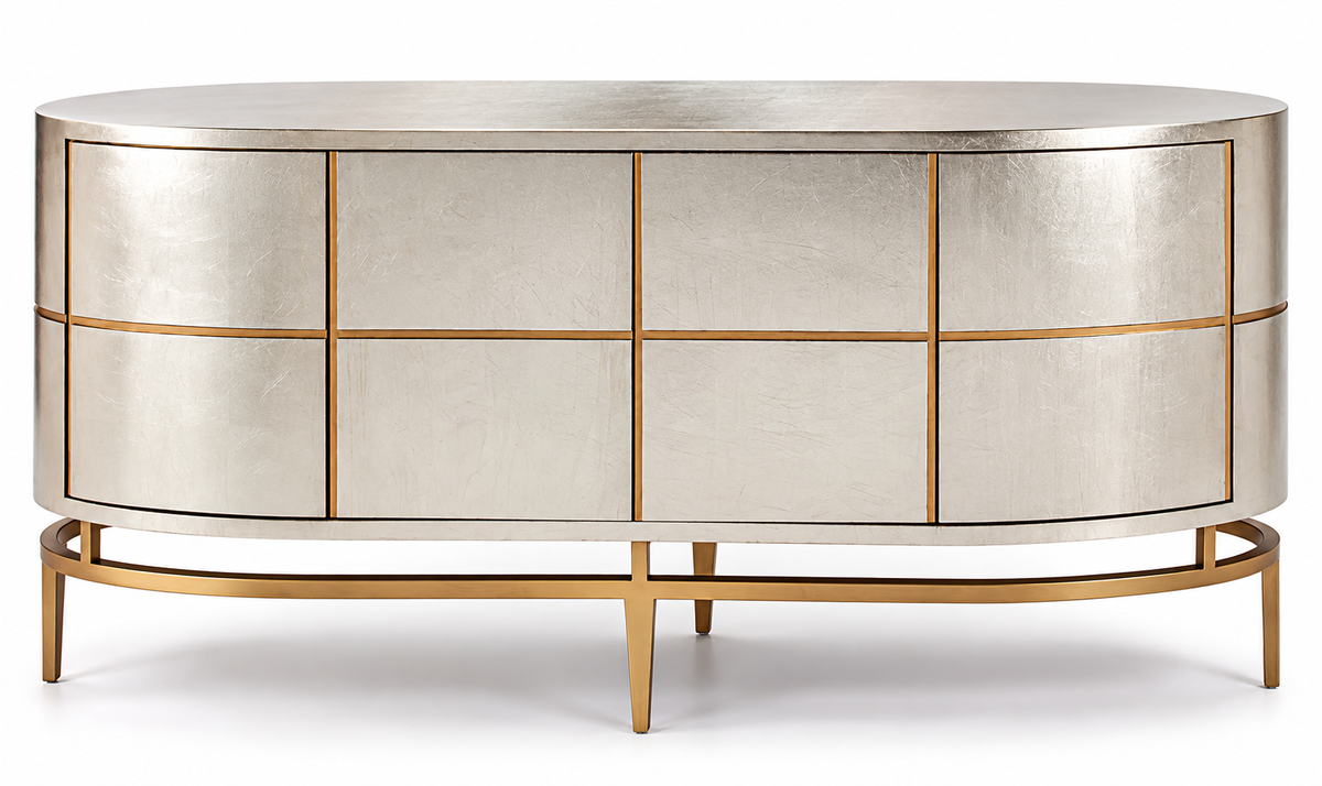 SILVERLEAF OVAL CABINET