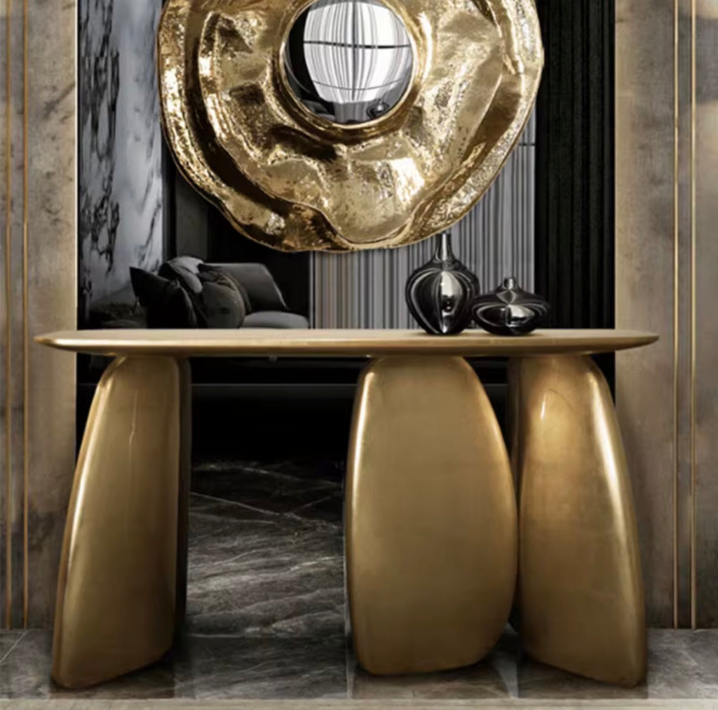 Mauricio Sculptural Console Table