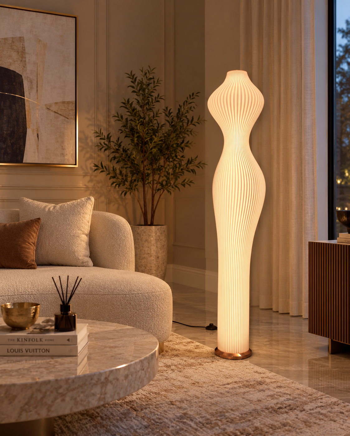 Isabelle Sculpture Human Floor Lamp