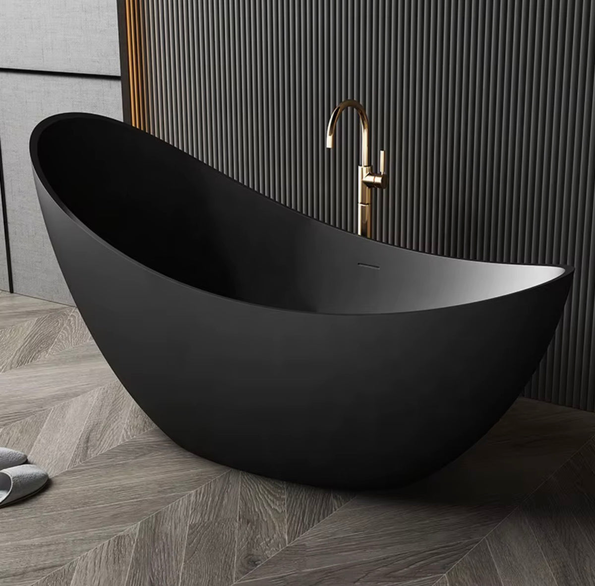 Sorrento Sculpted Stone Bathtub
