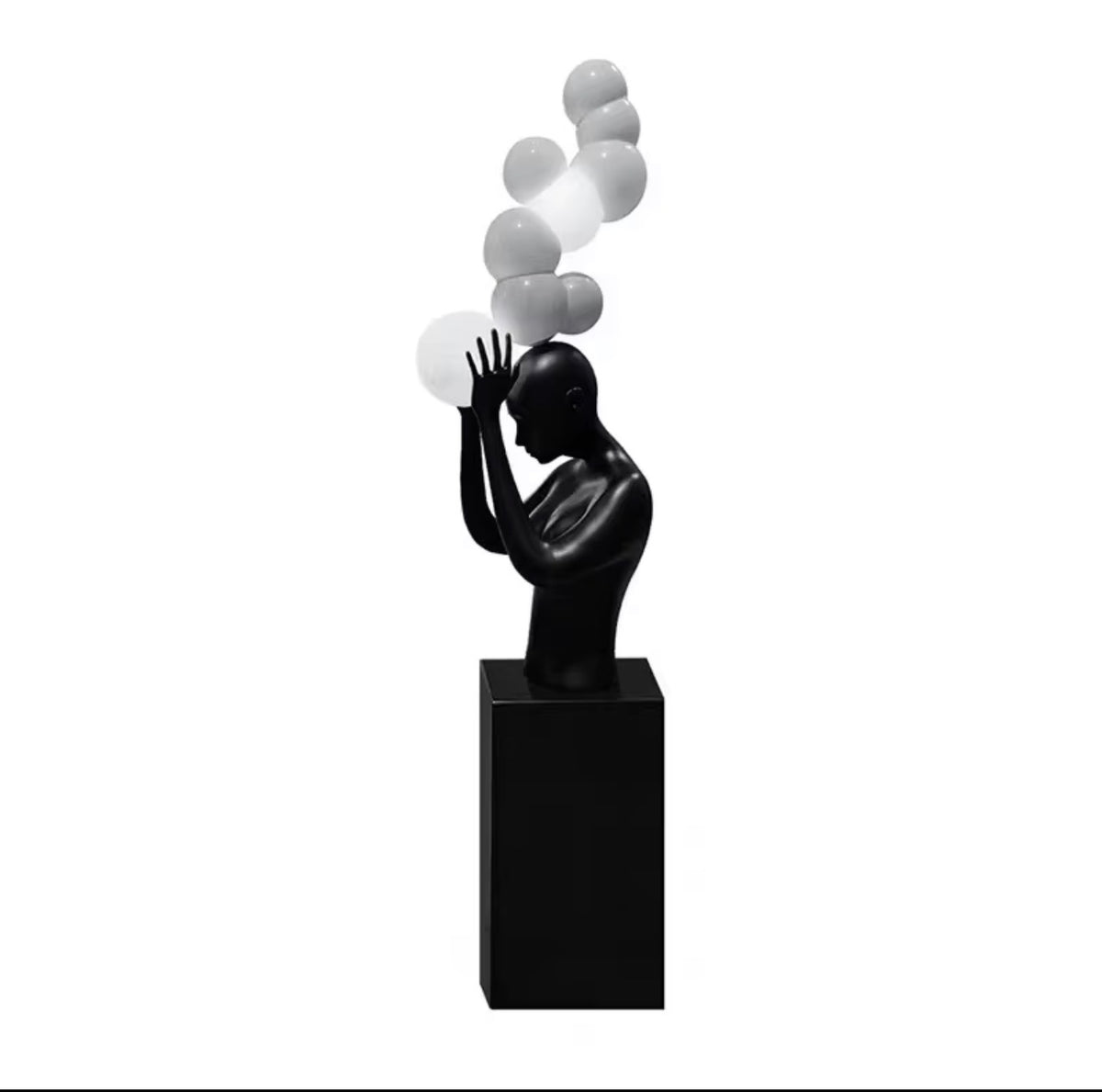 Orlena Sculptural Figure Floor Lamp