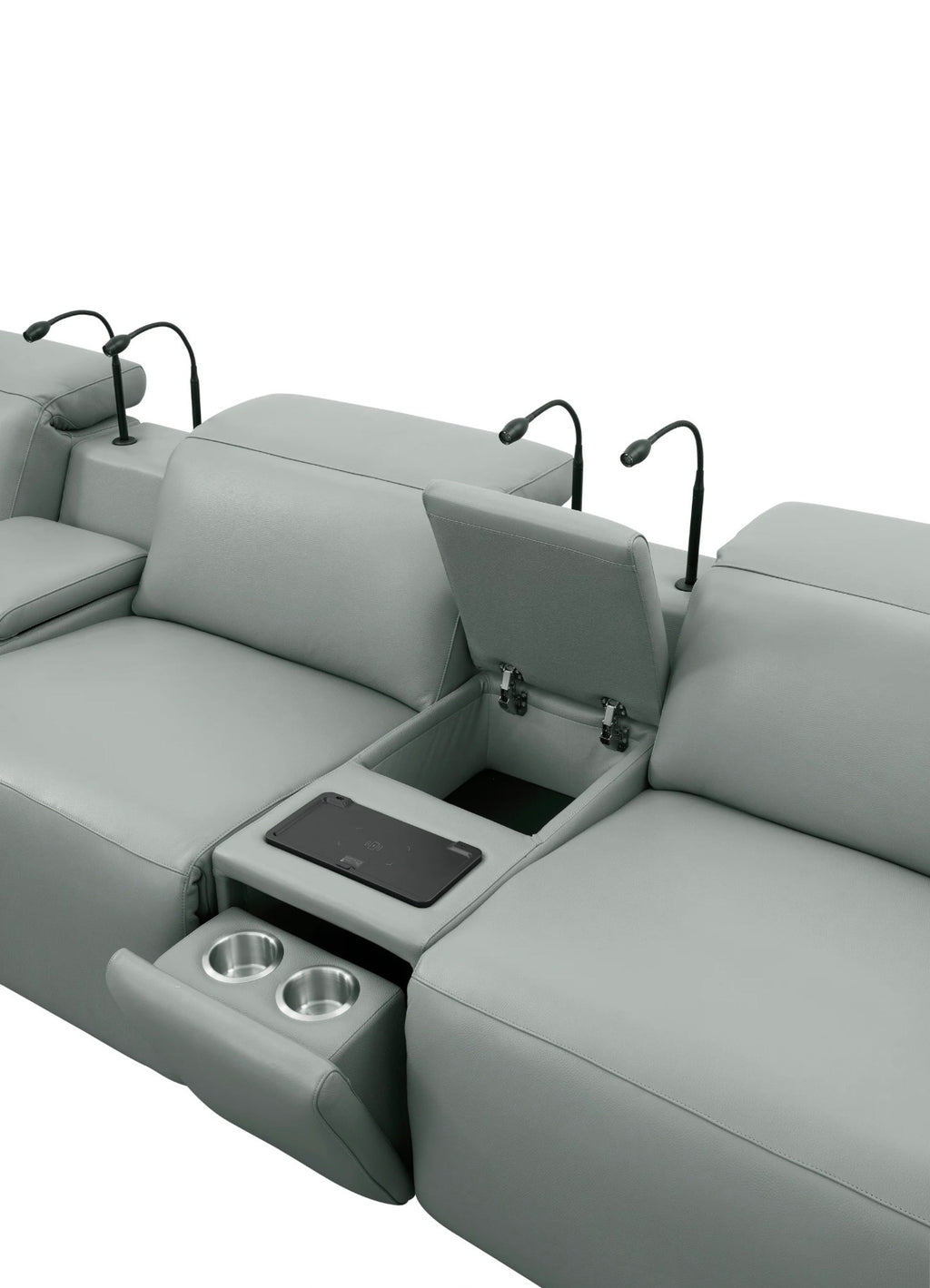 Casa Milano – Milano Italian Leather Power Recliner Row