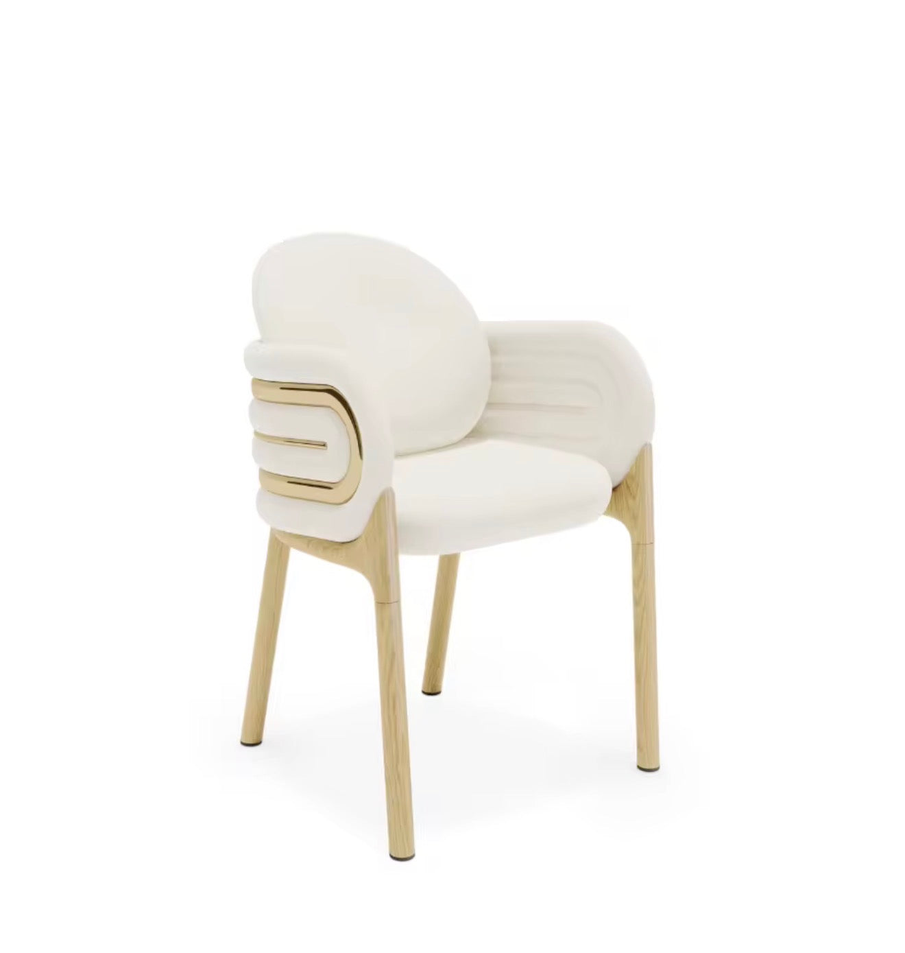 Casa Milano – Valentina Gold Accent Dining Chair