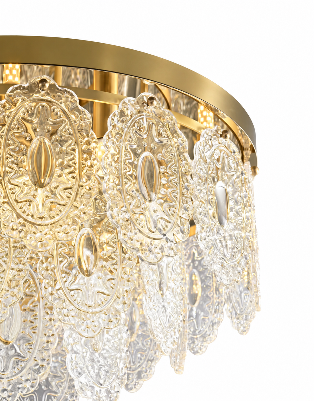 Nico Crystal LED Flush Mount