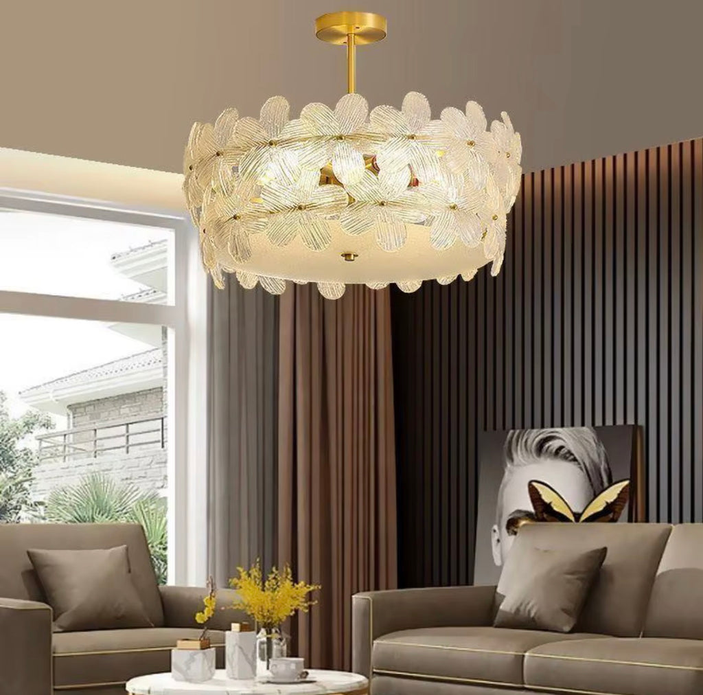 Floral LED Nordic Ceiling Chandelier