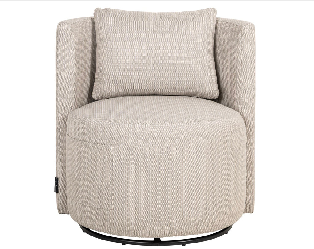 Marlin Luxury Outdoor Swivel Dining Chair