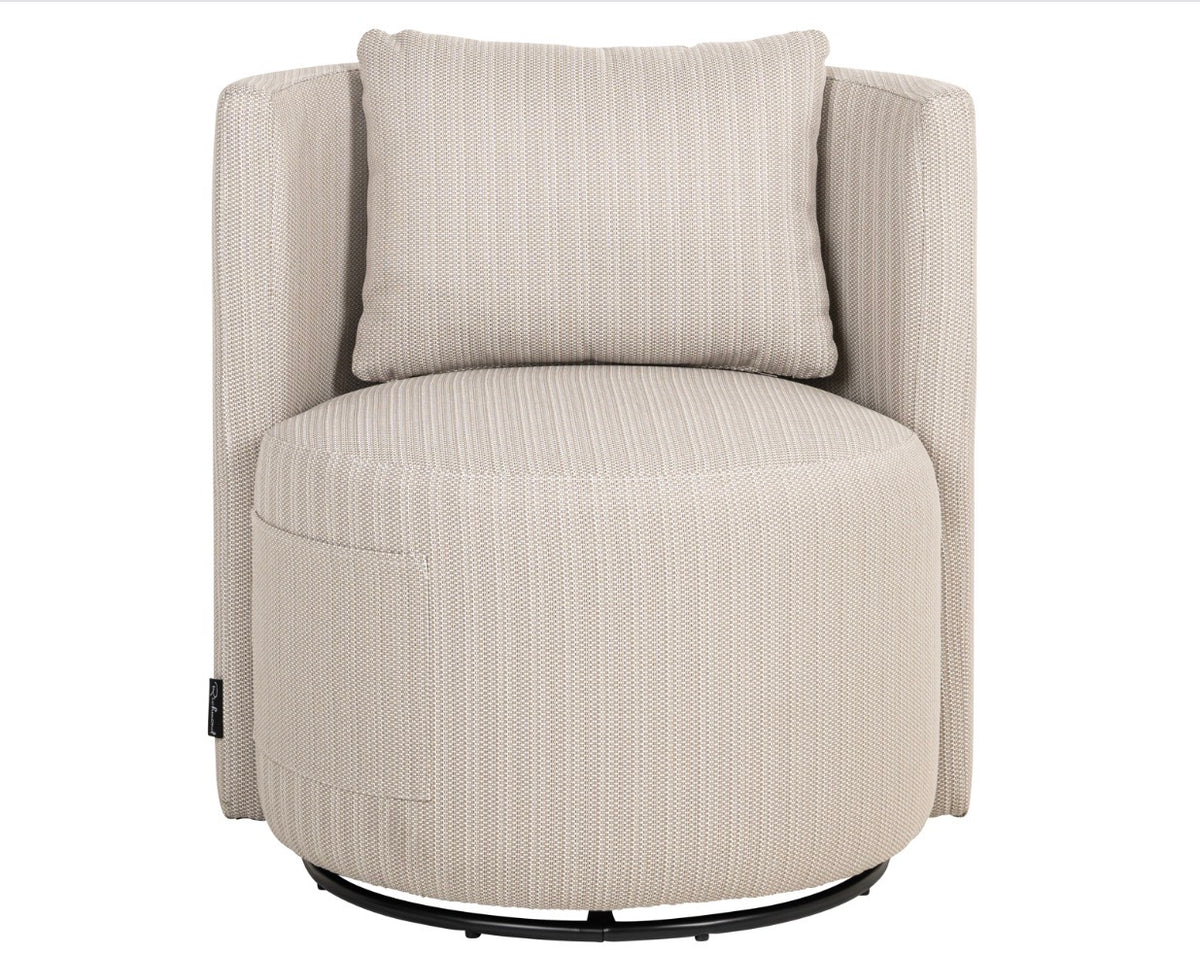 Marlin Luxury Outdoor Swivel Dining Chair