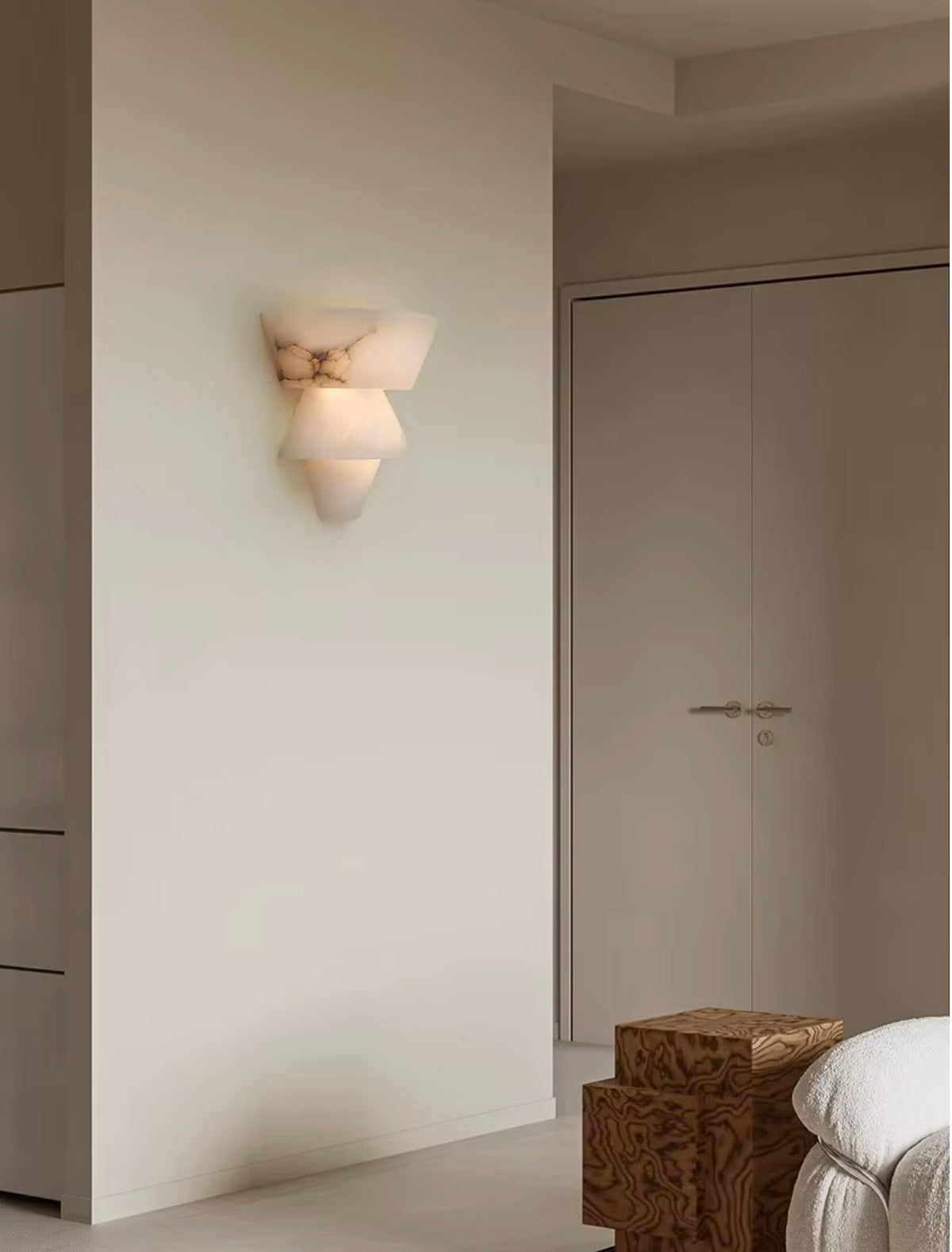Odette Spanish Marble Wall Sconce