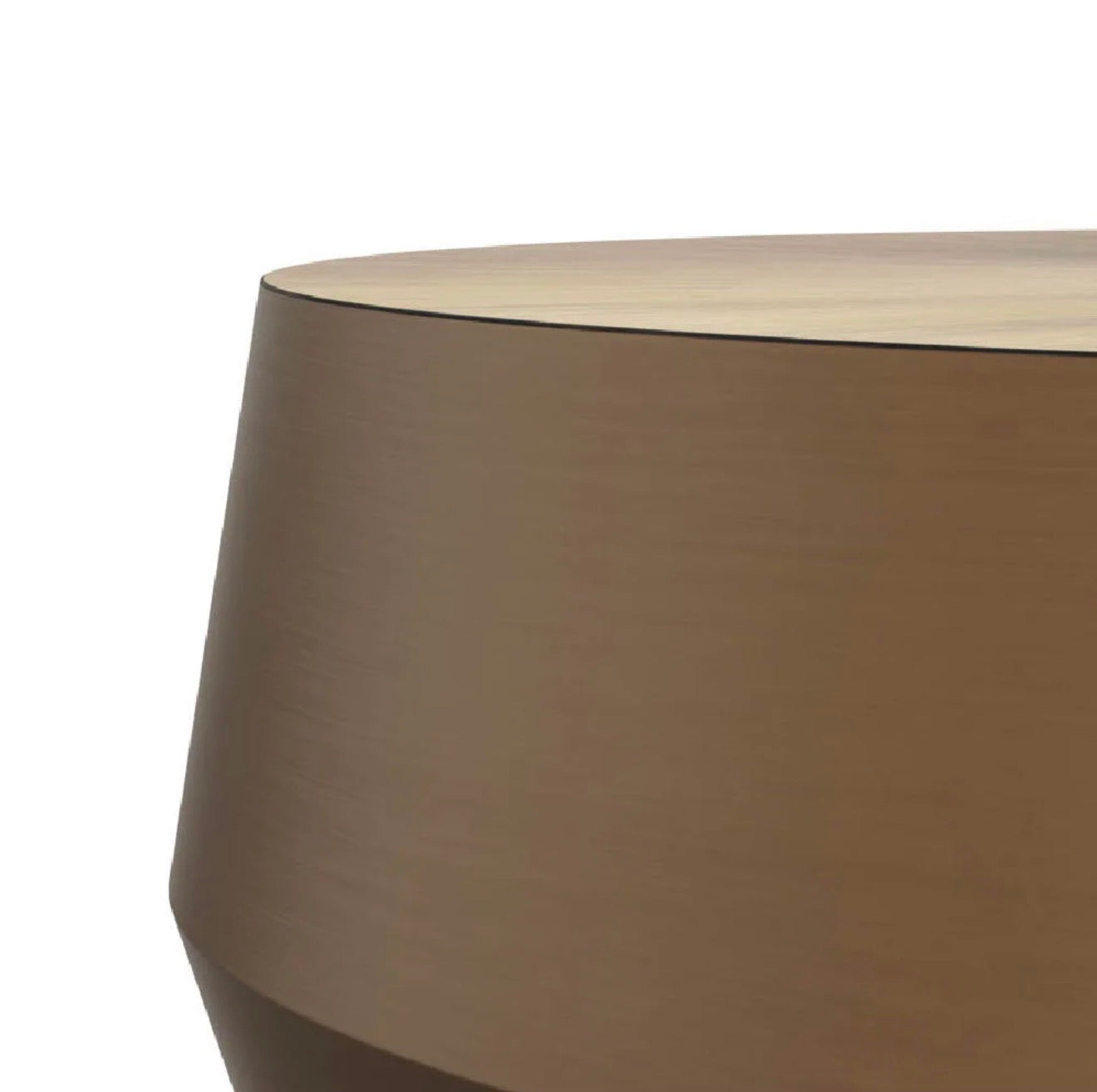 Casa Milano Splendido Etched Aluminum Coffee Table