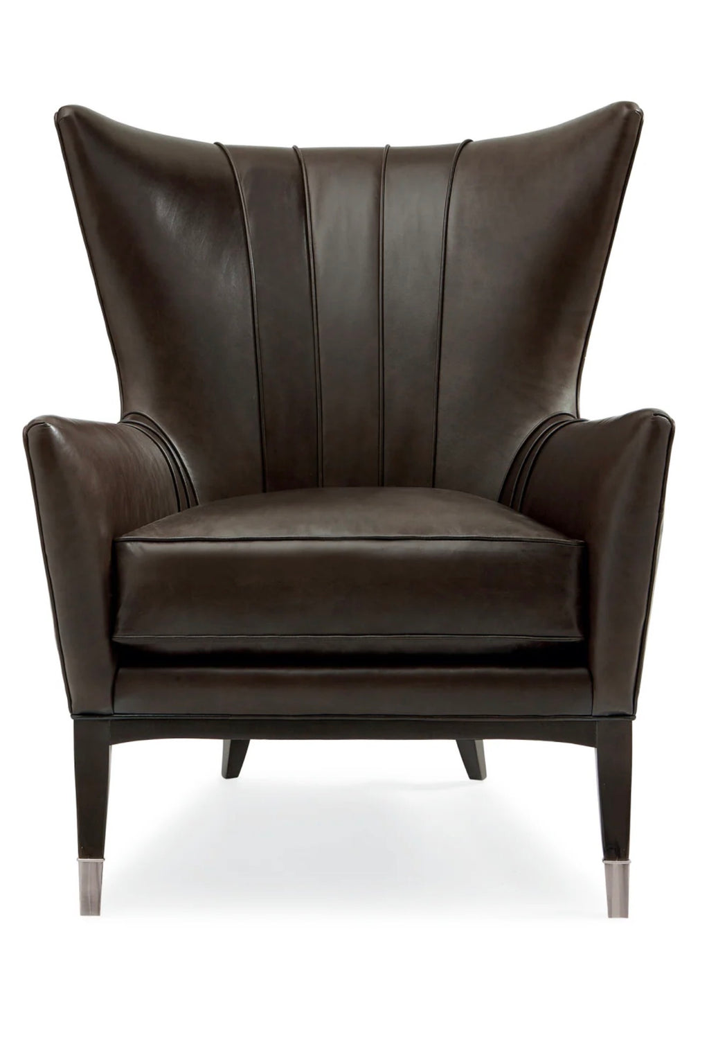Casa Milano So Welt Done Wingback Chair – Brown Leather