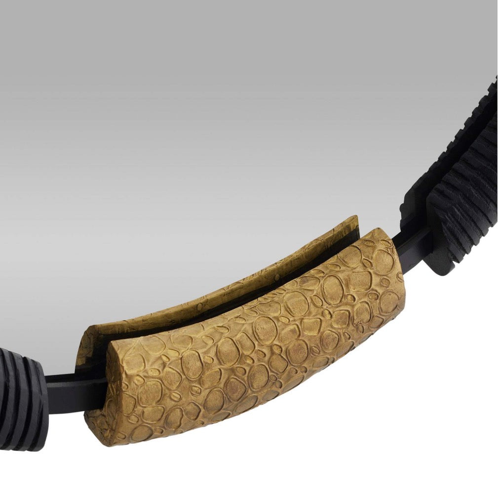 Casa Milano – Hitchcock Ebony Sculptural Mirror