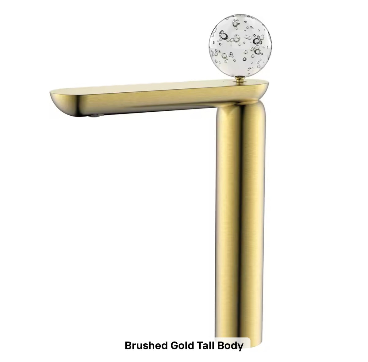 Mirella Sculptural Brass Basin Faucet