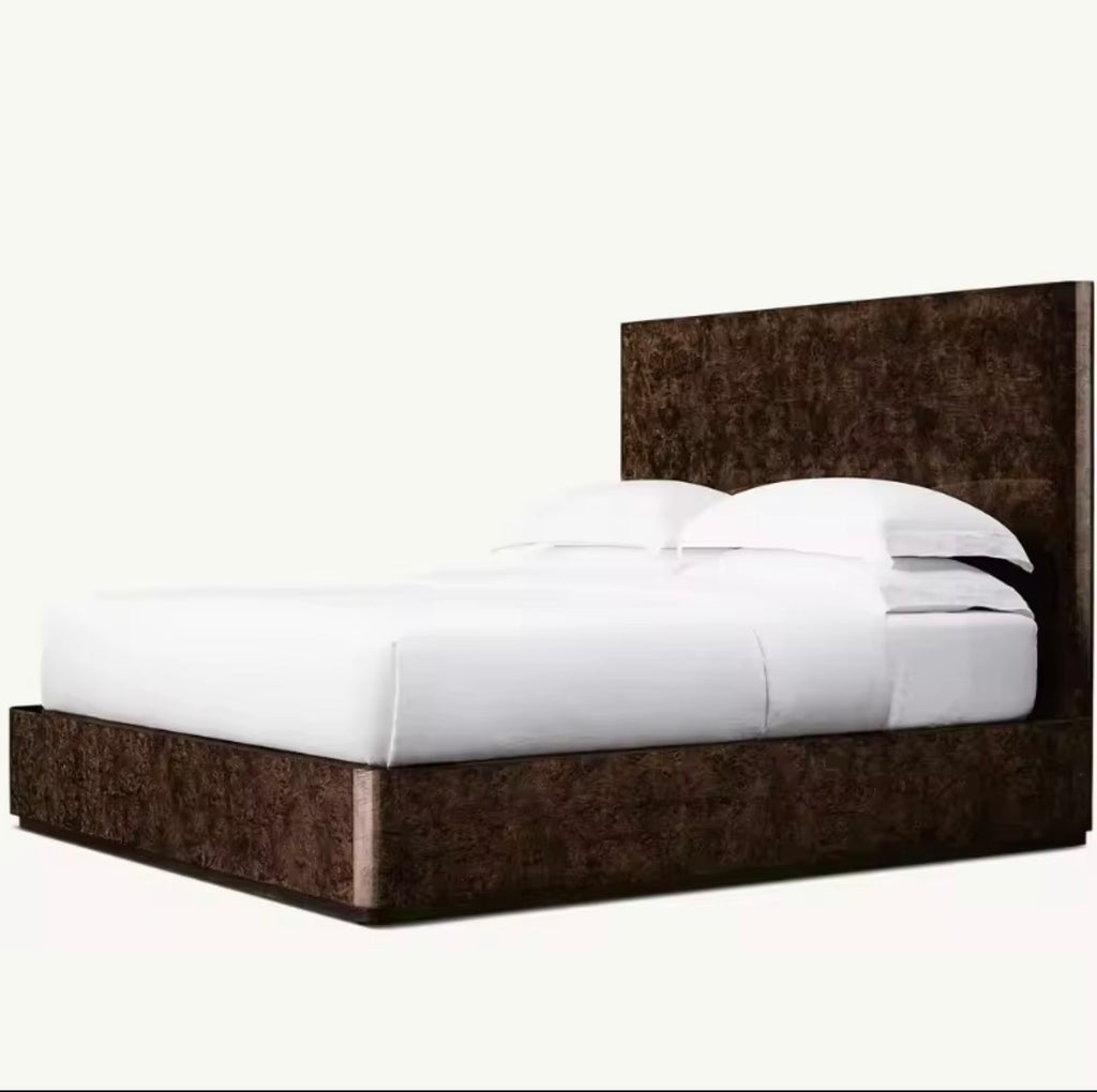 Casa Milano — Kensington Burl Wood Platform Bed