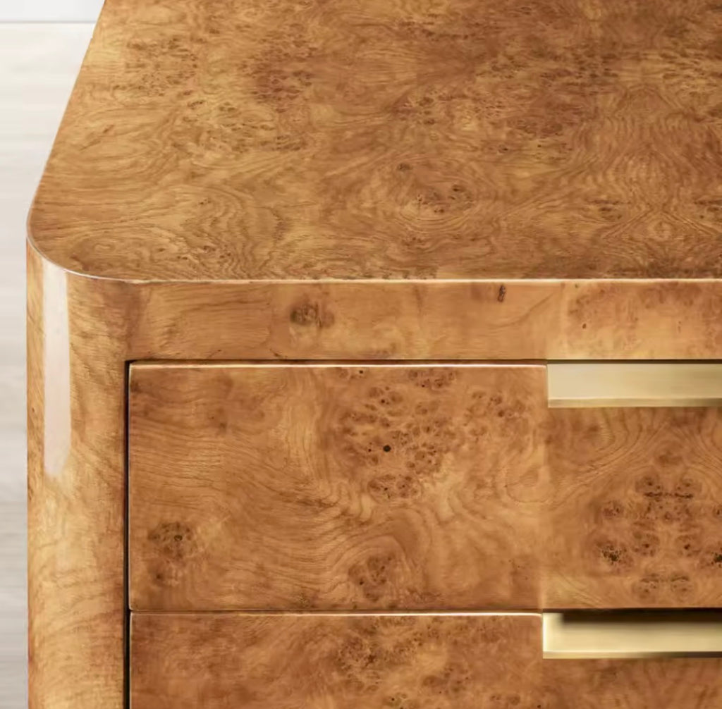 Casa Milano – Kensington Burl Wood 9-Drawer Dresser