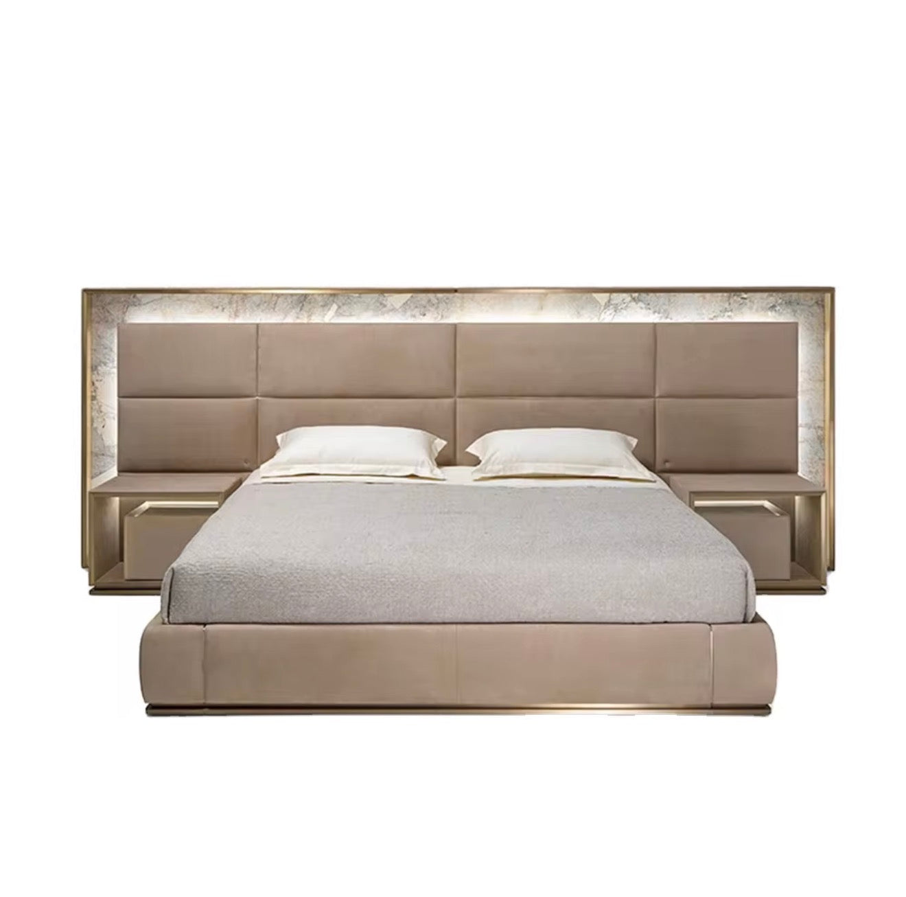 Casa Milano LUCENTE Mirror Panel Luxury Bed – King Size