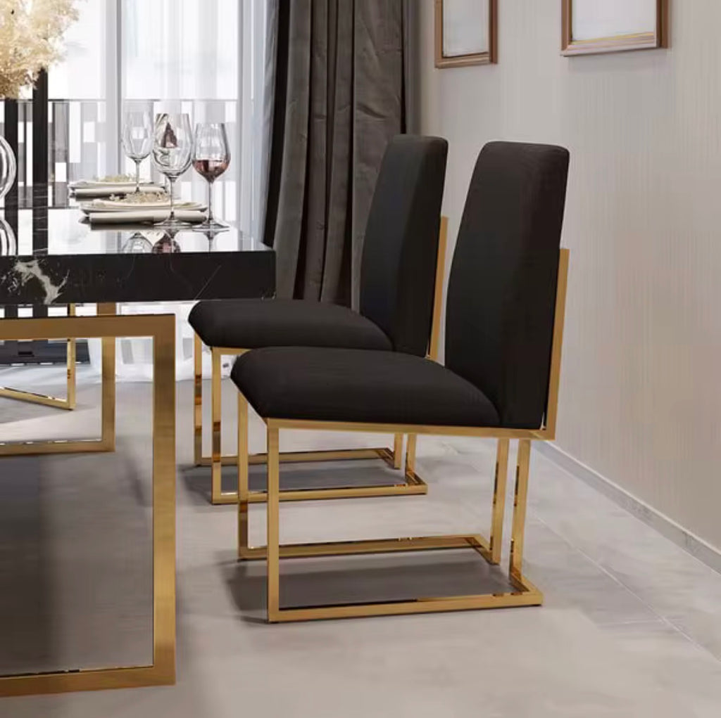 Casa Milano – Alessia Gold Dining Chair