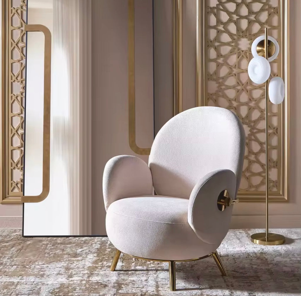 Casa Milano Novara Sculptural Accent Chair