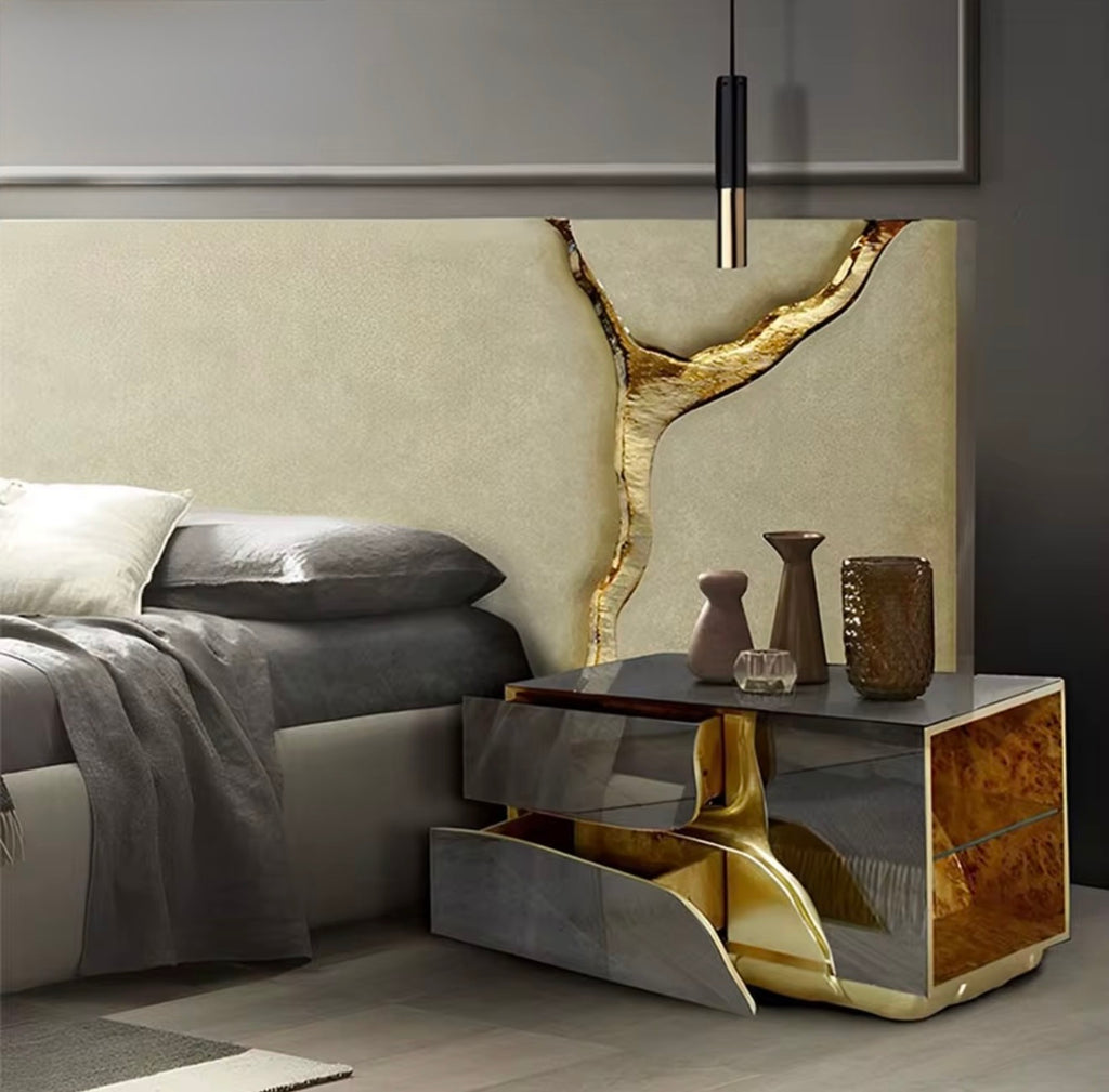 Casa Milano Aurelia™ Italian Luxury Upholstered Bed – King Size