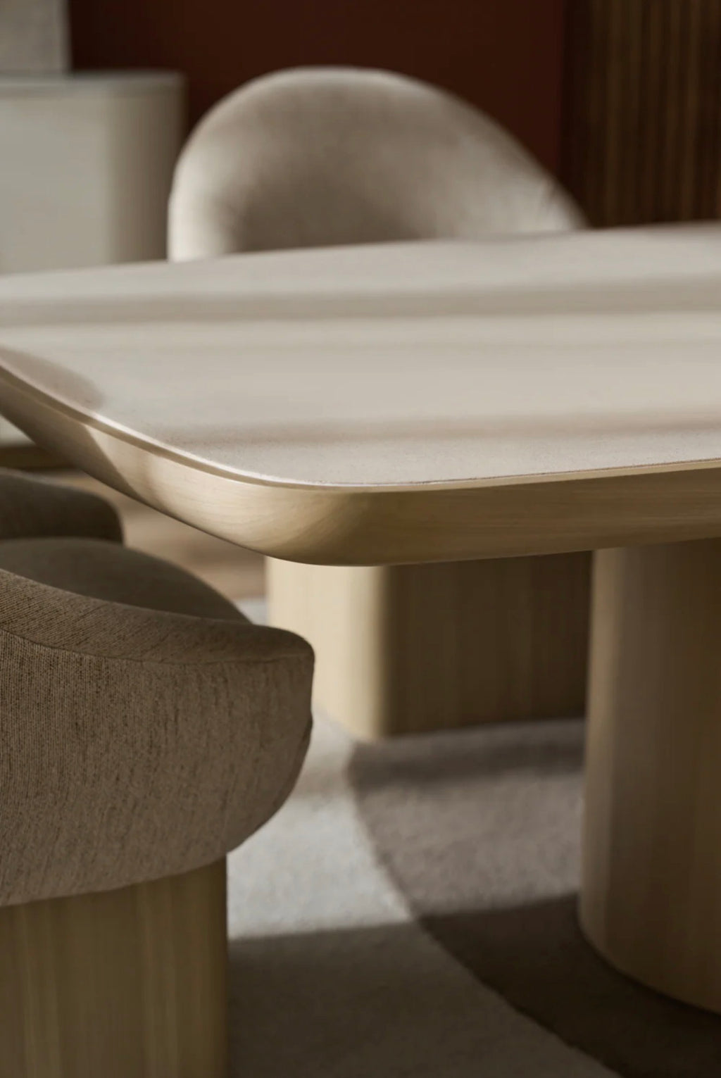 Casa Milano Palma Upholstered Swivel Dining Chair