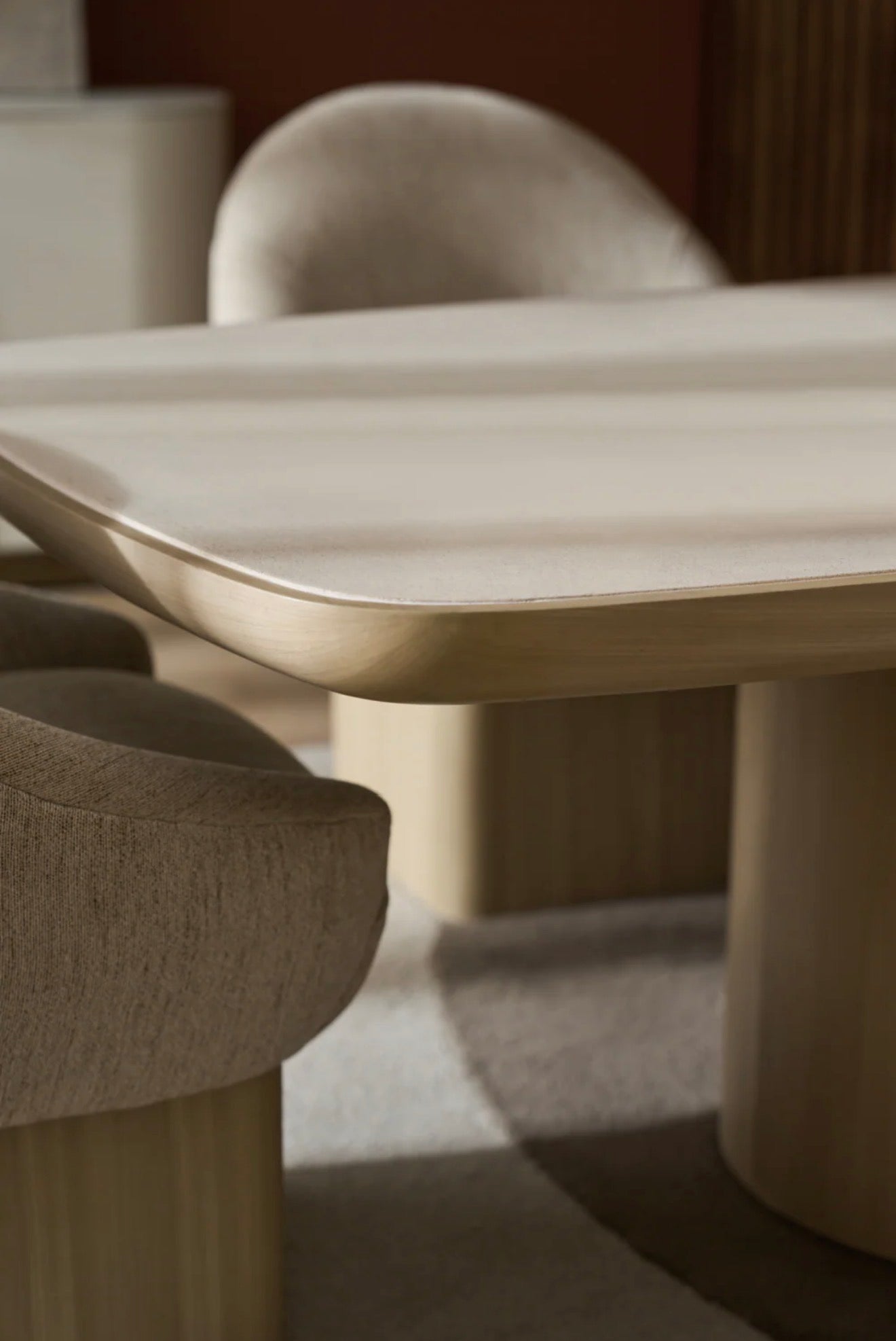 Casa Milano Palma Upholstered Swivel Dining Chair