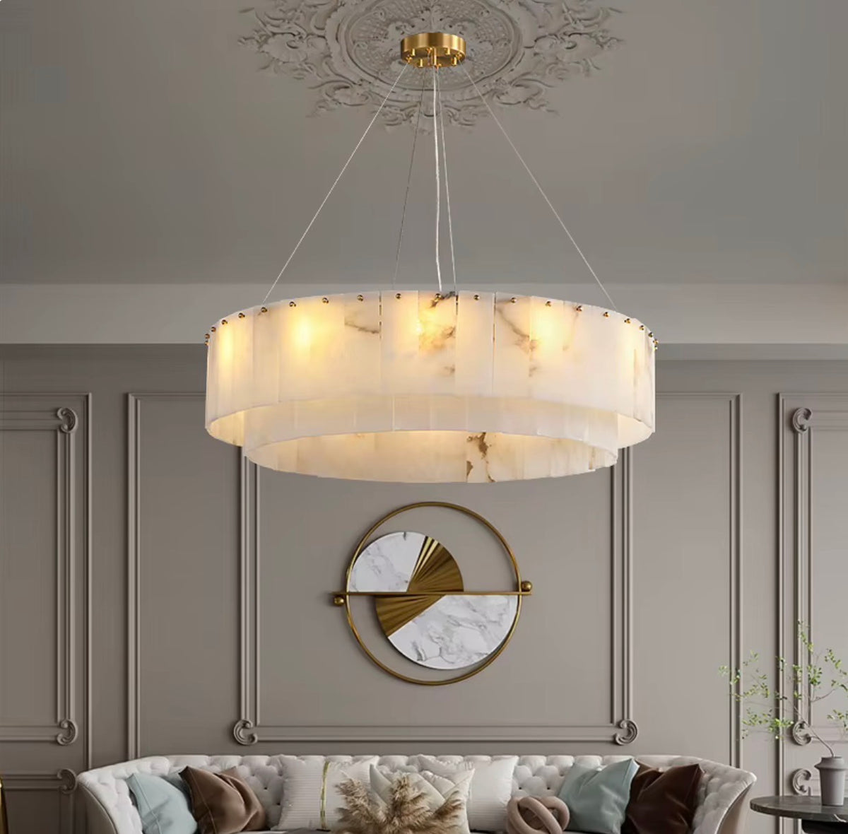 CALISTA ALABASTER CHANDELIER
