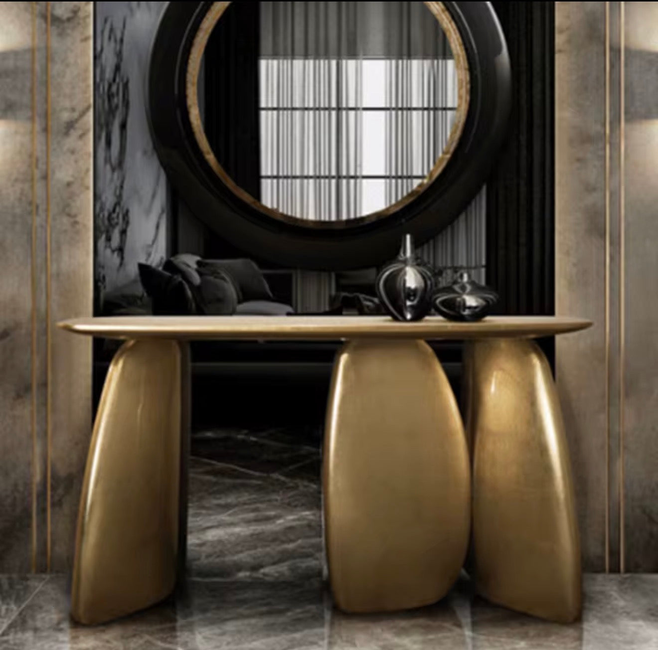 Mauricio Sculptural Console Table