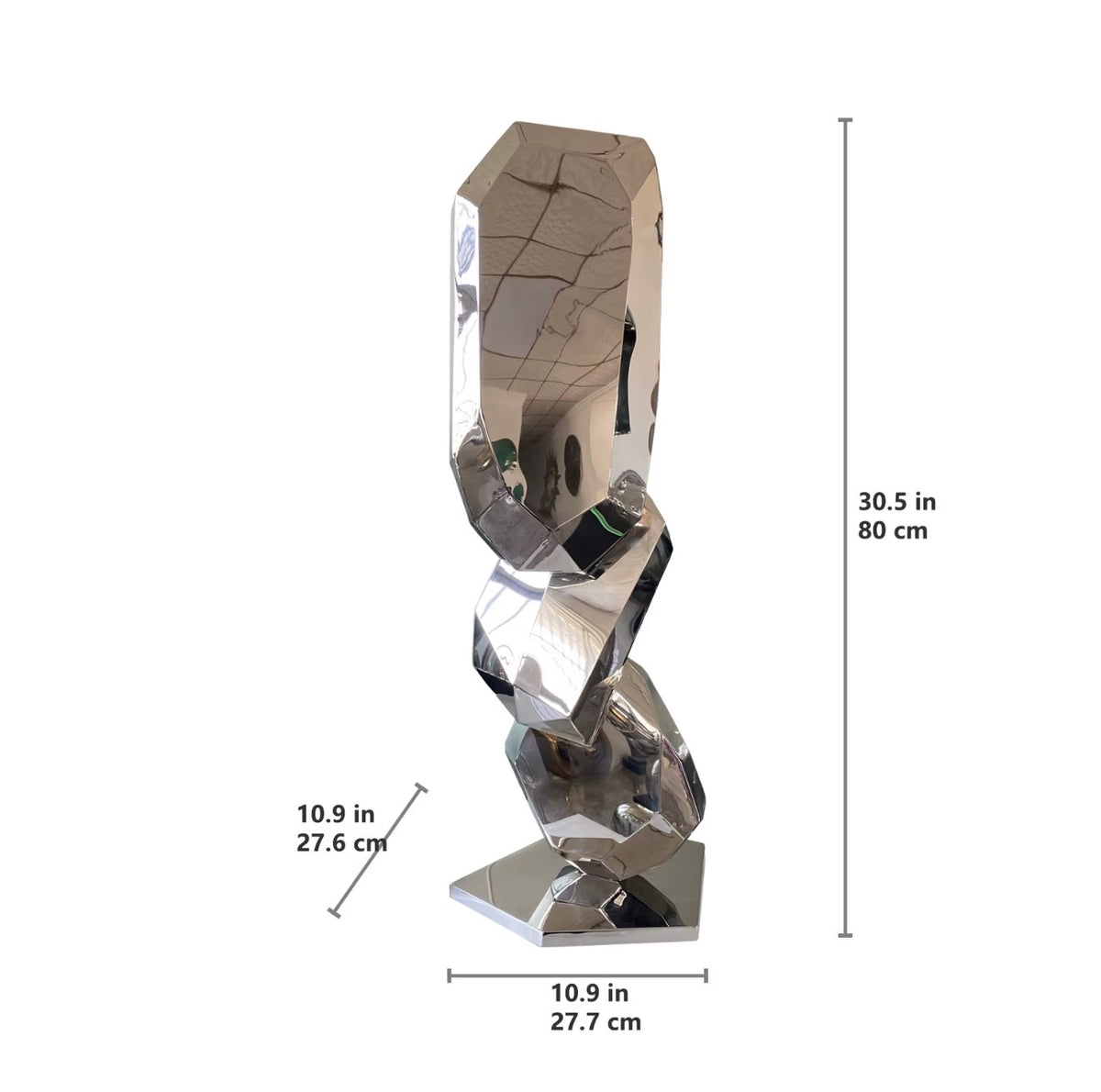 Orion Faceted Stainless Steel Sculpture