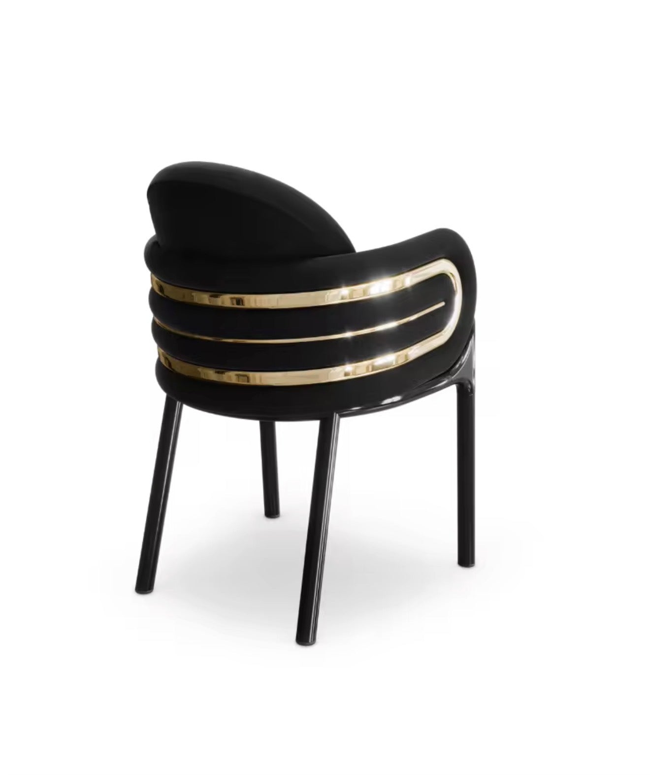 Casa Milano – Valentina Gold Accent Dining Chair