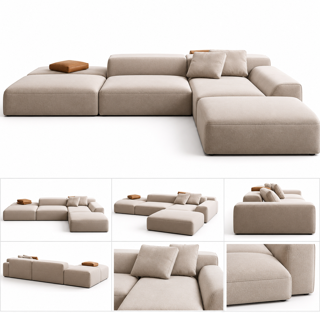 Casa Milano Lume Modular Sectional Sofa