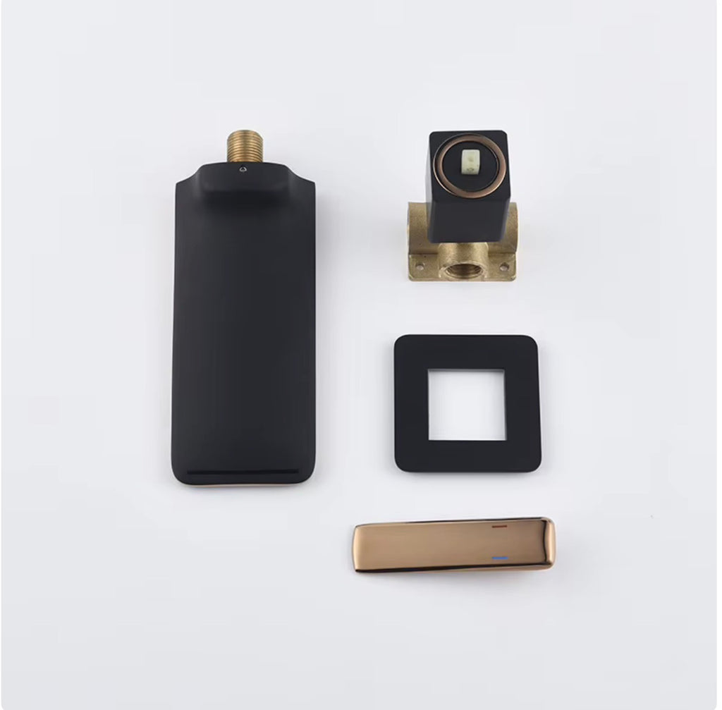 Valeria Wall-Mounted Waterfall Basin Faucet
