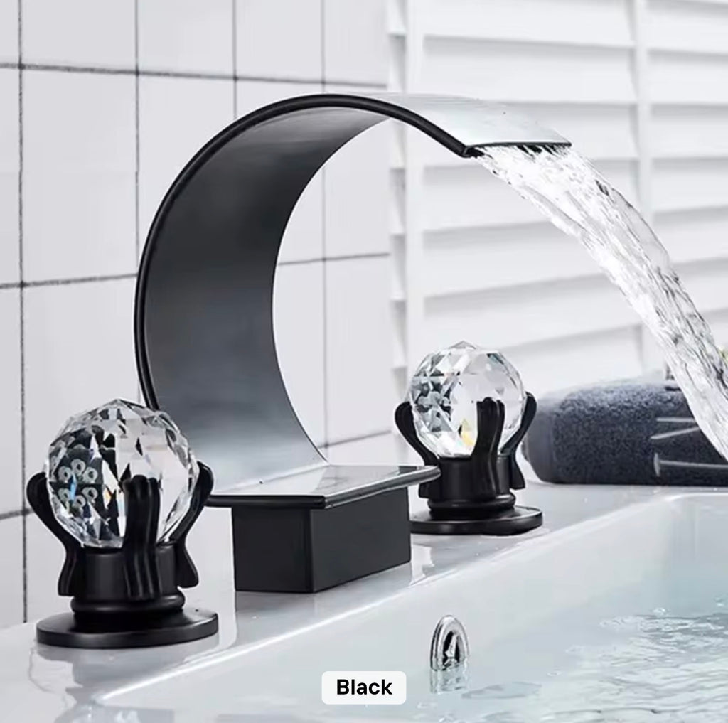 Bellamira Crystal Waterfall Basin Faucet
