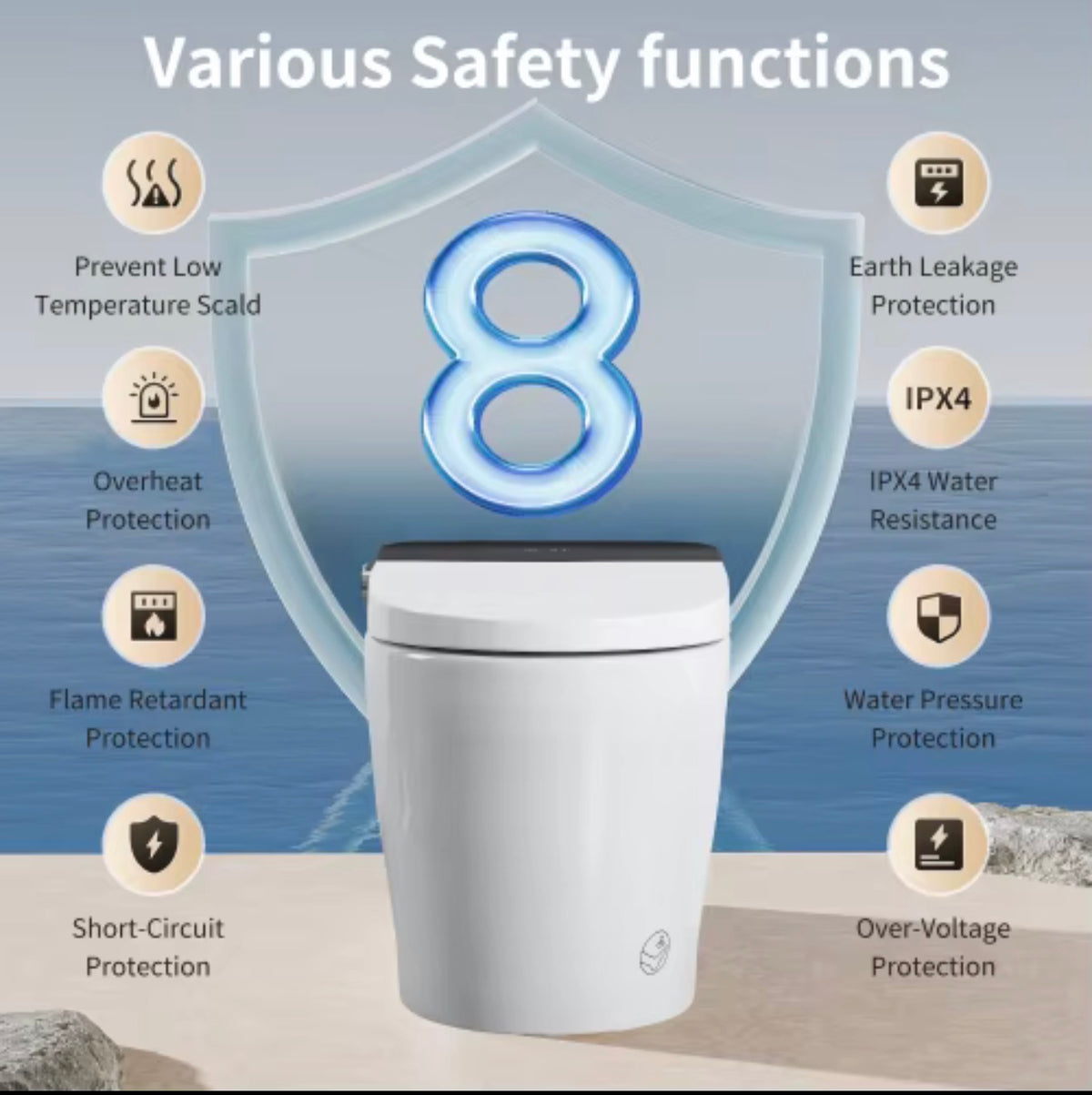Luciano Intelligent Bidet Smart Toilet