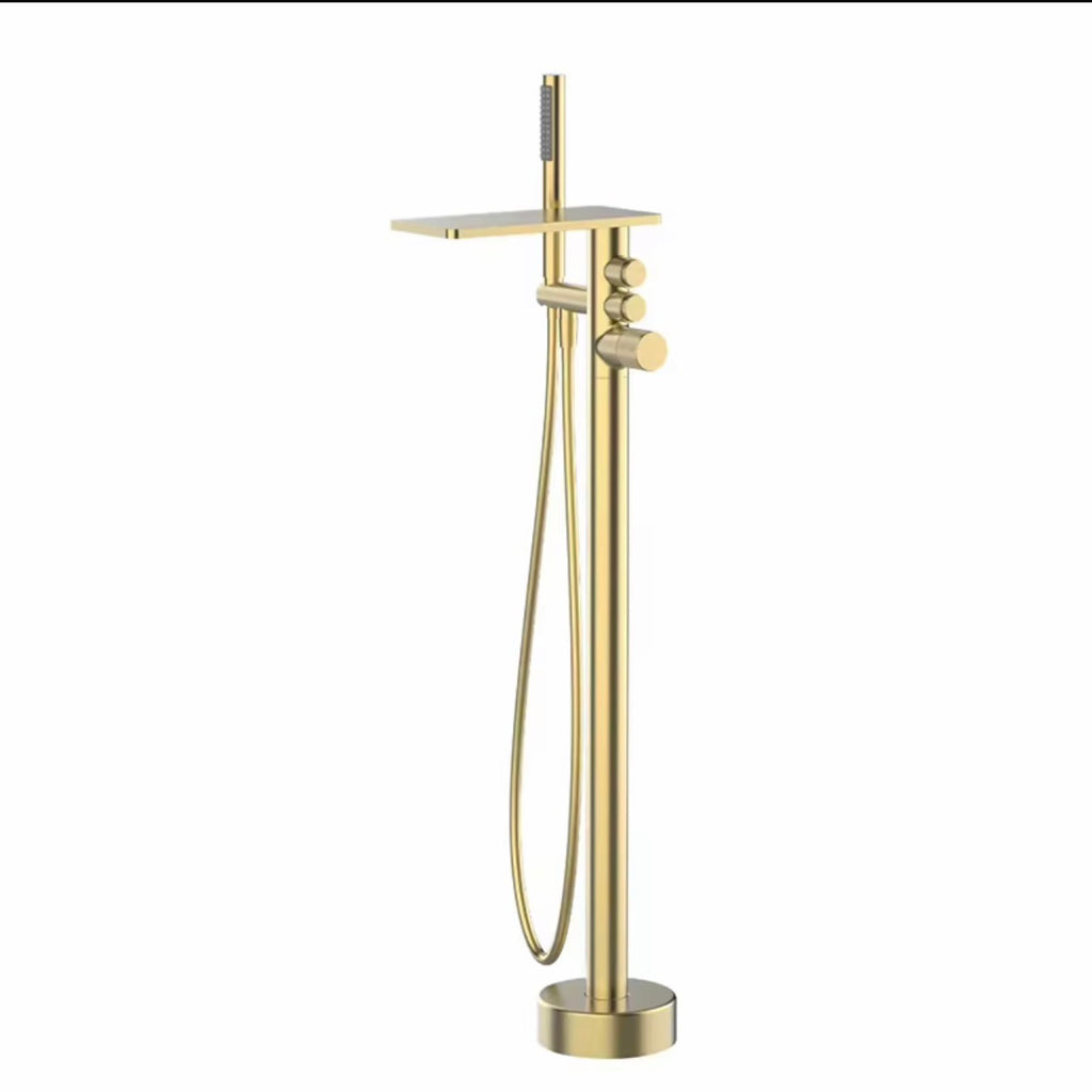 AVELINE   FREESTANDING TUB FAUCET WITH HAND SHOWER
