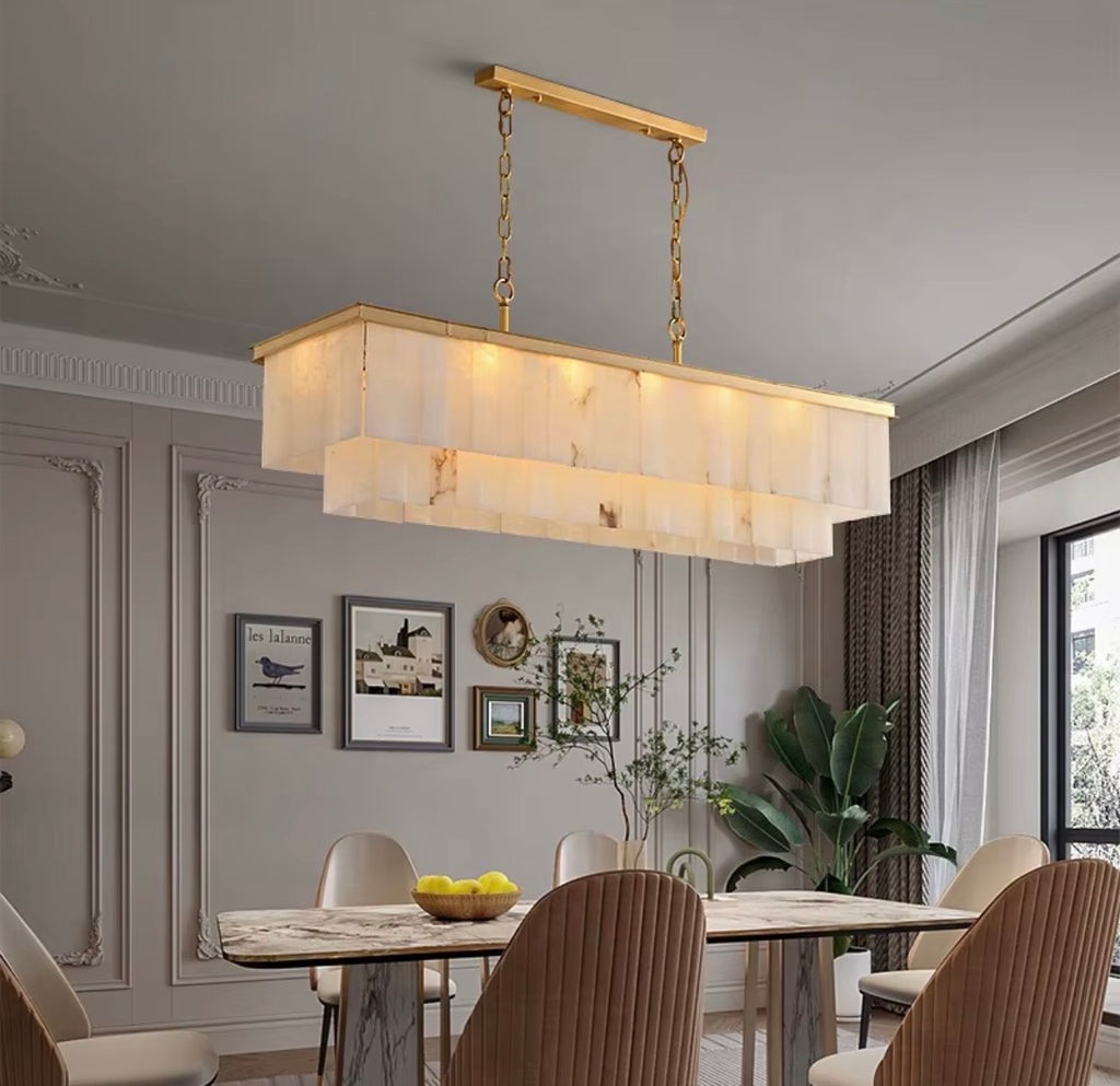 LUCIANA ALABASTER CHANDELIER
